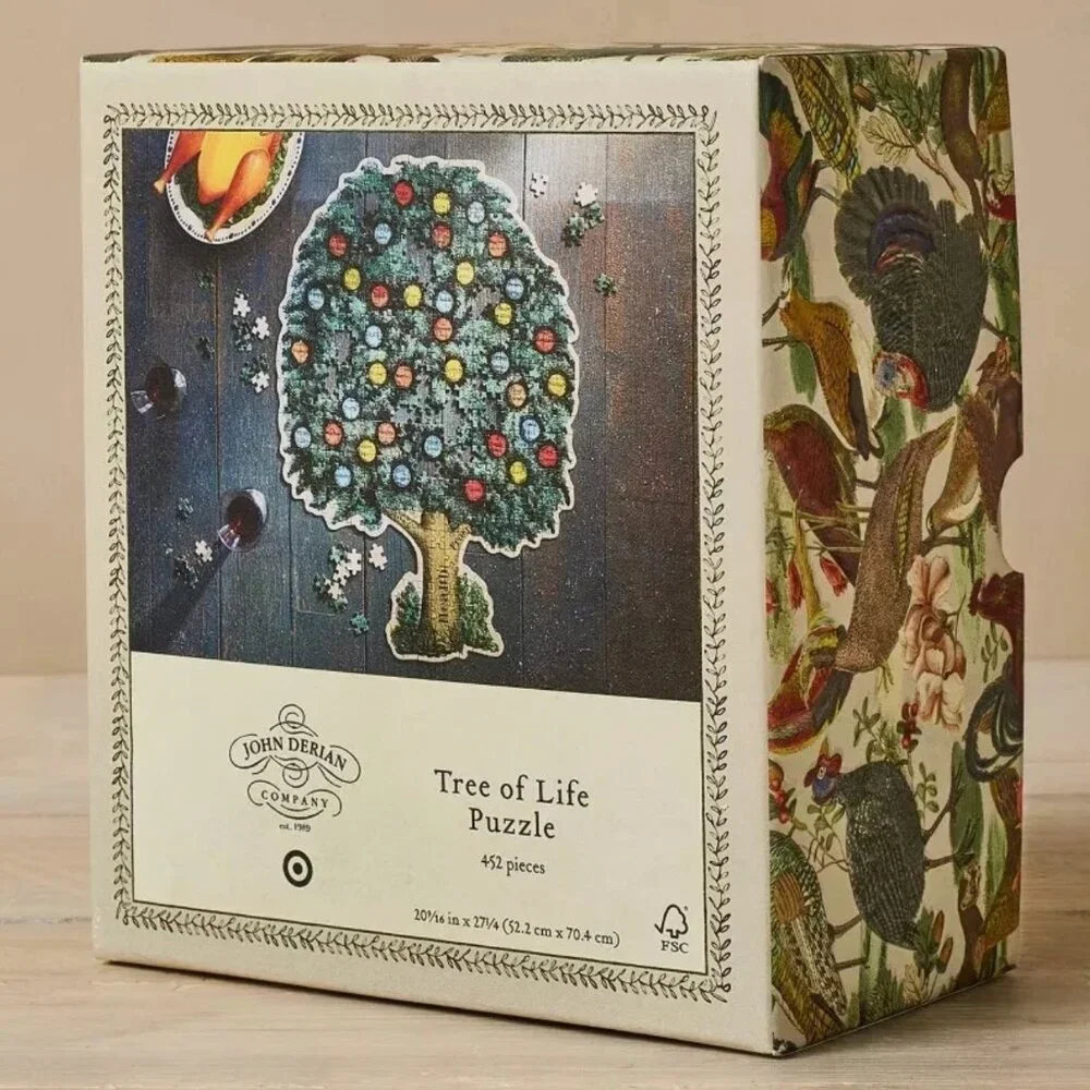 John Derian for Target 2025 Tree of Life Puzzle 452 Pieces Open Complete